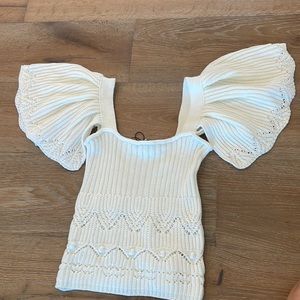 Zara Chrochet top